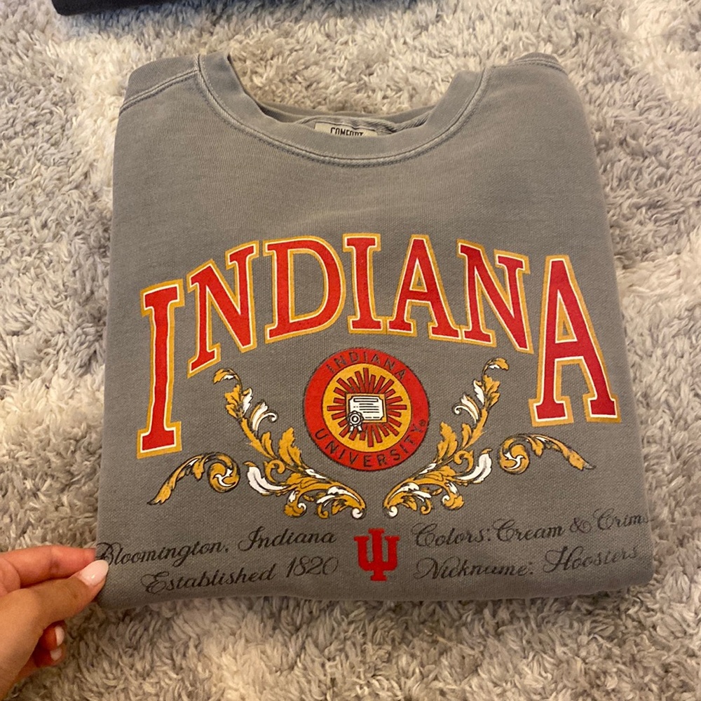 Indiana University Comfort Colors Sweatshirt